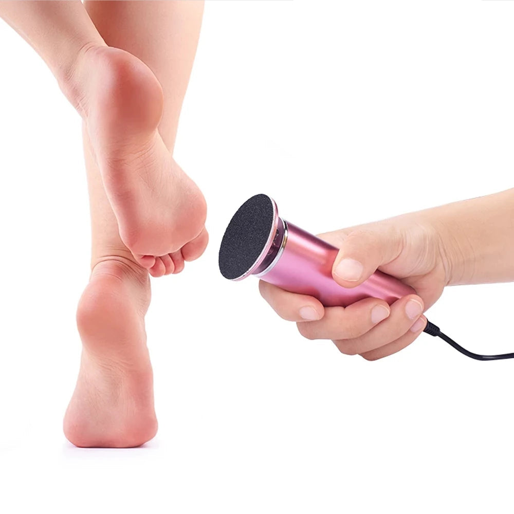 Electric Pedicure Tools Foot Care File Leg Heels Remove Dead Skin Callus Remover Feet Clean Care Machine & Replacement Sandpaper