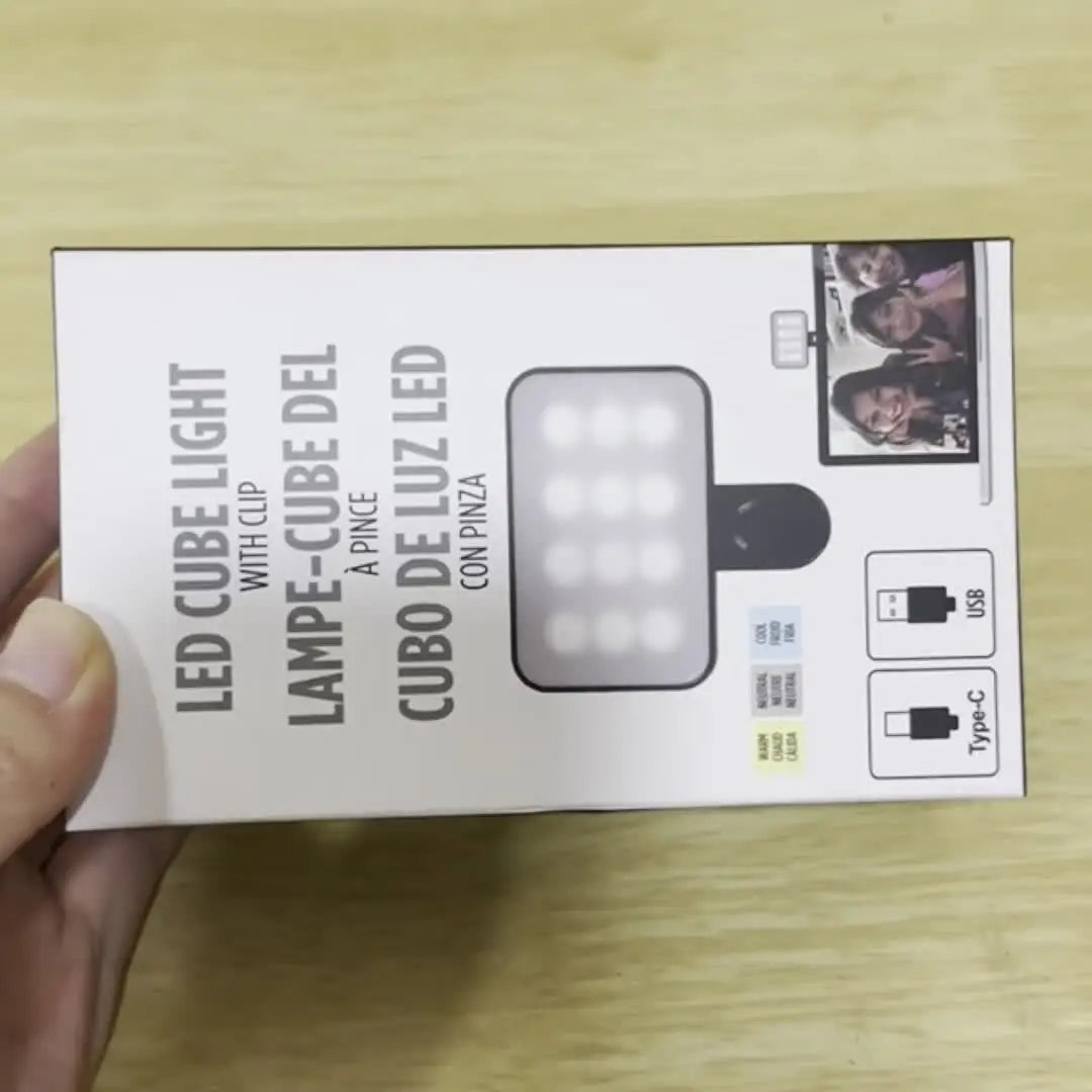 Rechargeable Clip-On Selfie Light