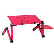 Aluminum Alloy Laptop Table Adjustable Portable Folding Computer Desk Students Dormitory Laptop Table Computer Stand Bed Tray