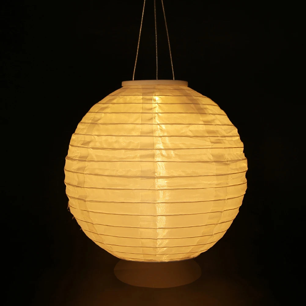 20/25/30cm Solar Light LED Lantern Wedding Deco Solar String Lights Outdoor Waterproof Fairy Lights Solar Lamp Garden Decoration