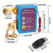 Remote control 12V car battery disconnect switch, view 5