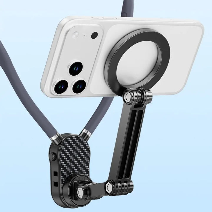 Silicone Magnetic Neck Halter Mobile Phone Holder for IPhone 16 15 14 13 for Huawei for Samsung FOR Xiaomi Selfie Stand Bracket