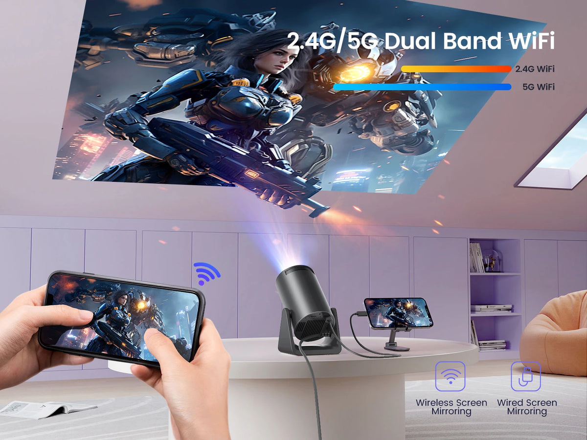 Wimius Portable Smart Projector - view 5
