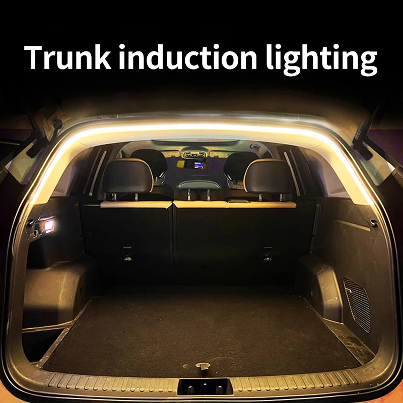 Trunk LED ambient light strip for cars