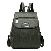 2024 New Women Leather Backpacks High Quality Female Vintage Backpack For Girls School Bag Travel Bagpack Ladies Back Pack