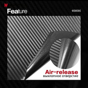 Carbon fiber vinyl wrap film for cars, view 2