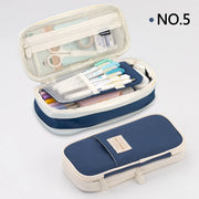 Creative Pencil Case Large Capacity Double Layers CPC Certification Safe Material School case Pouch Stationery for Girls