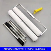 18inch Paint Roller Brush Short-Middle-Long Plush Painting Handle Tool For Wall Decorative 6MM/9MM Painting Handle Tool Support