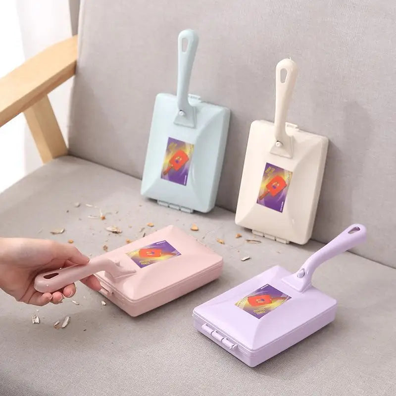 JJYY Handheld Carpet Sweeper Crumb Fur Brush Collector Roller Brush Home Pet Hair Remover Sofa Cleaning Dusting Brush