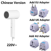 MIJIA Foldable Portable Hair Dryer H101,15m/s Airflow,50 million Negative Ion Dryers,4 Mode,1600W,220V CN Version With Adapter