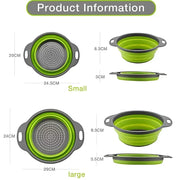 Folding Silicone Drainer Baskets - view 6