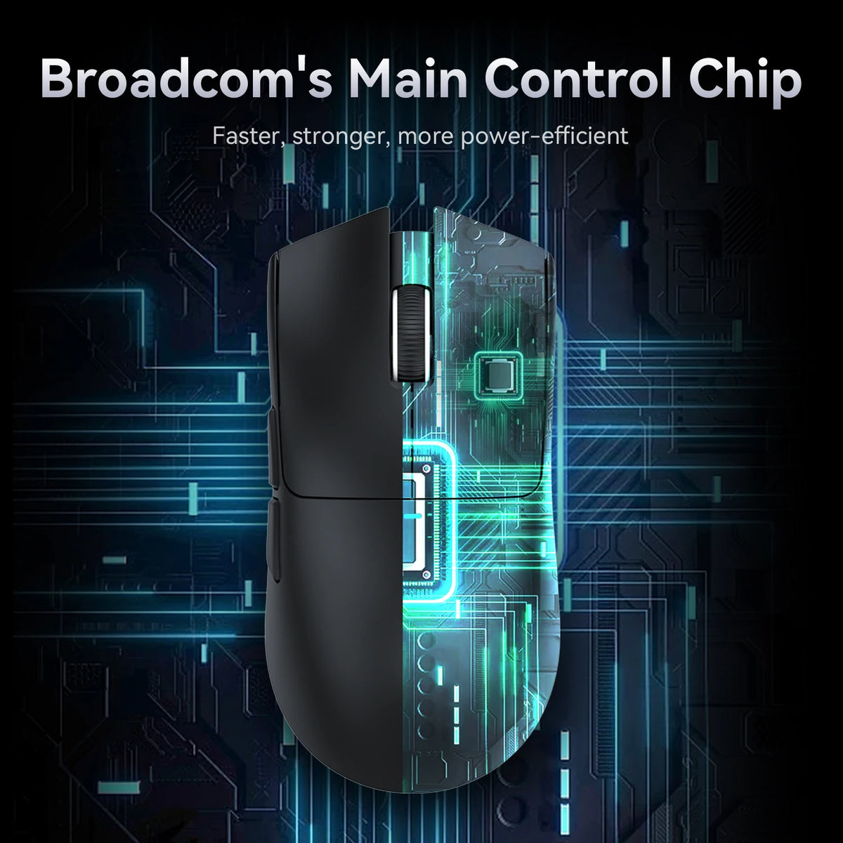 ATTACK SHARK X11 Rechargeable Gaming Mouse, PAW3311 Sensor, 800-22000 DPI, Wired 2.4GHz Bluetooth, Magnetic Charging Dock