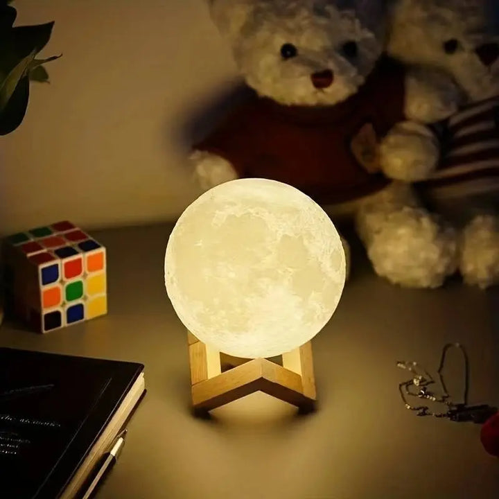 Galaxy Moon Night Light
