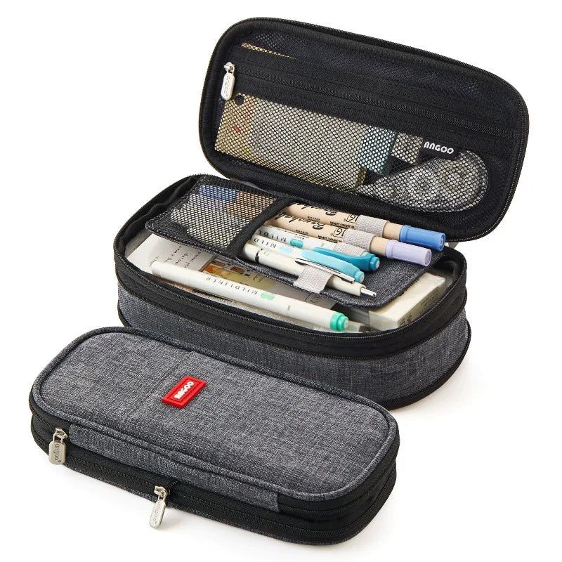 Creative Pencil Case Large Capacity Double Layers CPC Certification Safe Material School case Pouch Stationery for Girls