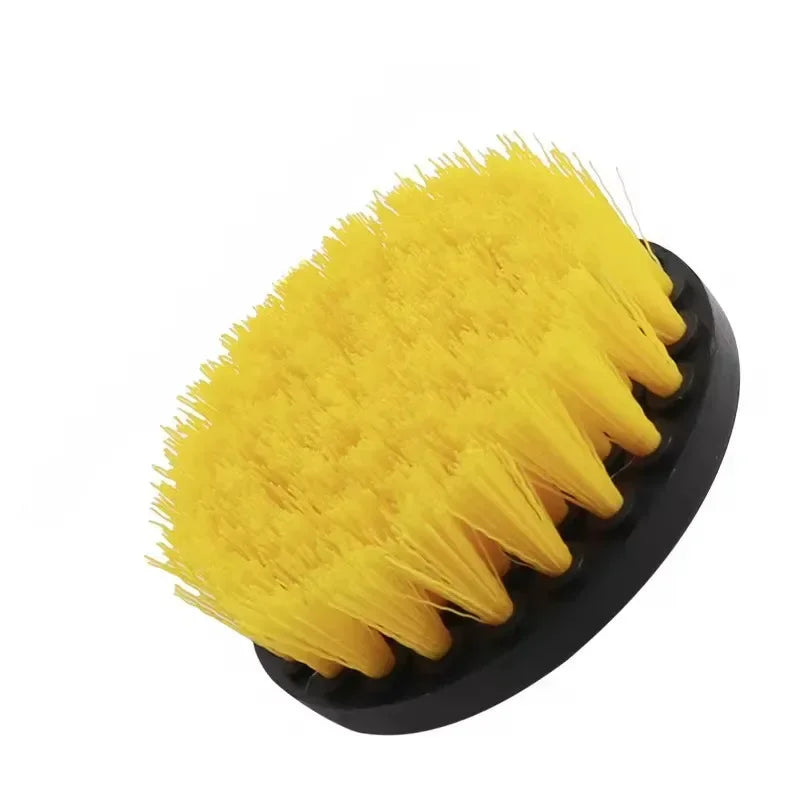 Electric Scrubber Brush Drill Brush Kit Power Drills Scrubber Brush For Carpet Glass Car Tires Nylon Brushes 2/3.5/4''