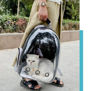 Transparent Space Capsule Breathable Portable Pet Carrier Backpack Carrying Bag for Dog Cat Puppy