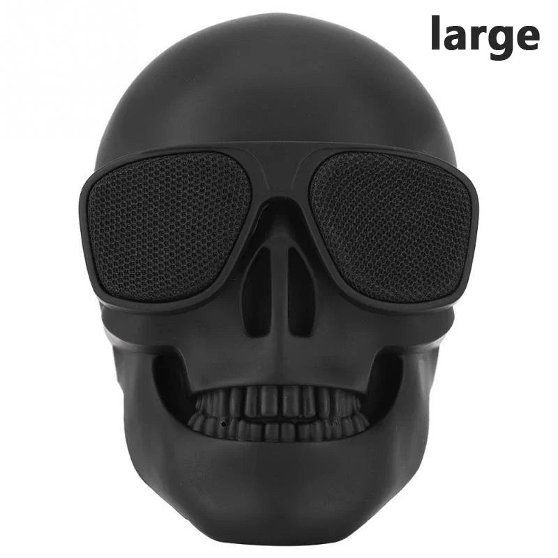 Wireless Bluetooth Skull Speaker Portablem Mini Larage Cool Stereo Sound Unique Enhanced Bass Speakers 5W Audio Music Player