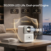 BYINTEK U4 LOVE 1 Smart Mini Home Theater Projector 4K 1080P Video Android WIFI for Smartphone Cinema