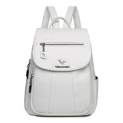 2024 New Women Leather Backpacks High Quality Female Vintage Backpack For Girls School Bag Travel Bagpack Ladies Back Pack