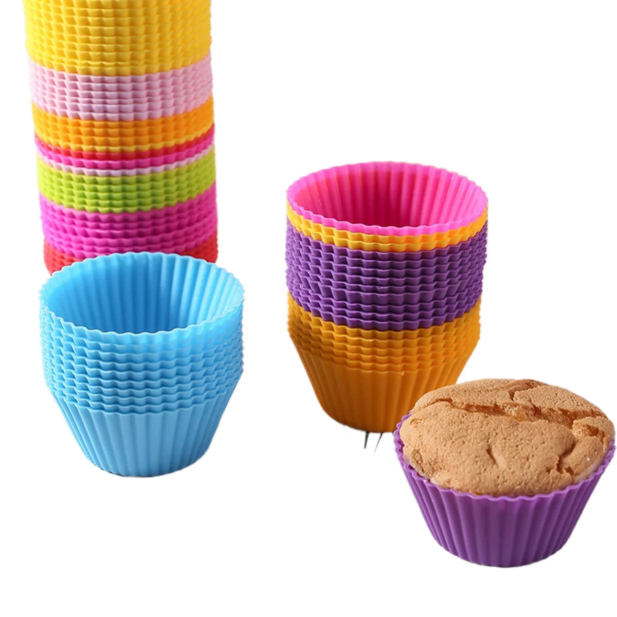 Reusable Silicone Cupcake Molds