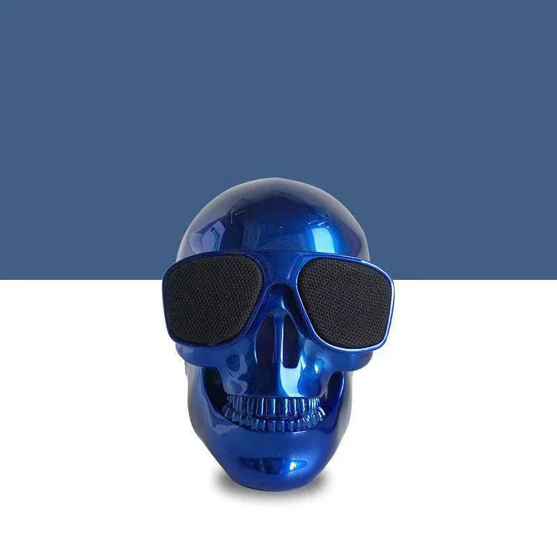 Wireless Bluetooth Skull Speaker Portablem Mini Larage Cool Stereo Sound Unique Enhanced Bass Speakers 5W Audio Music Player
