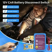 Remote control 12V car battery disconnect switch, view 3