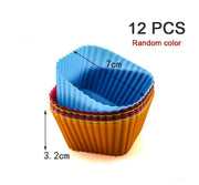 Reusable Silicone Cupcake Molds