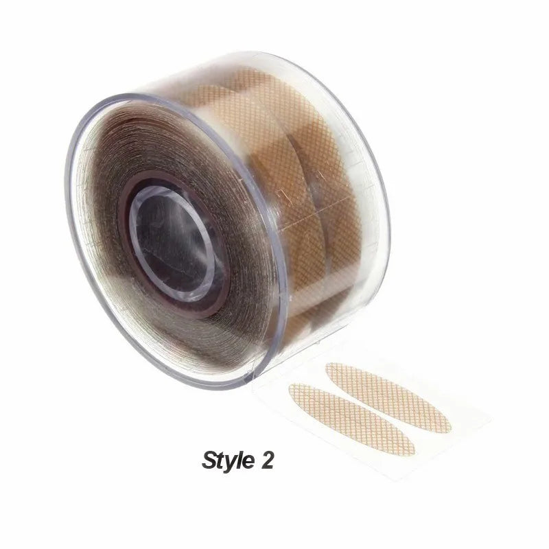 600 Pcs Eye Lift Strips Double Eyelid Tape Clear Gray Eyelid Stripe Big Eyes Invisible Double Fold Eyelid Sticker Makeup Tools