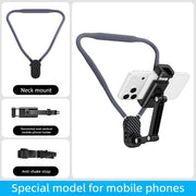 Silicone Magnetic Neck Halter Mobile Phone Holder for IPhone 16 15 14 13 for Huawei for Samsung FOR Xiaomi Selfie Stand Bracket