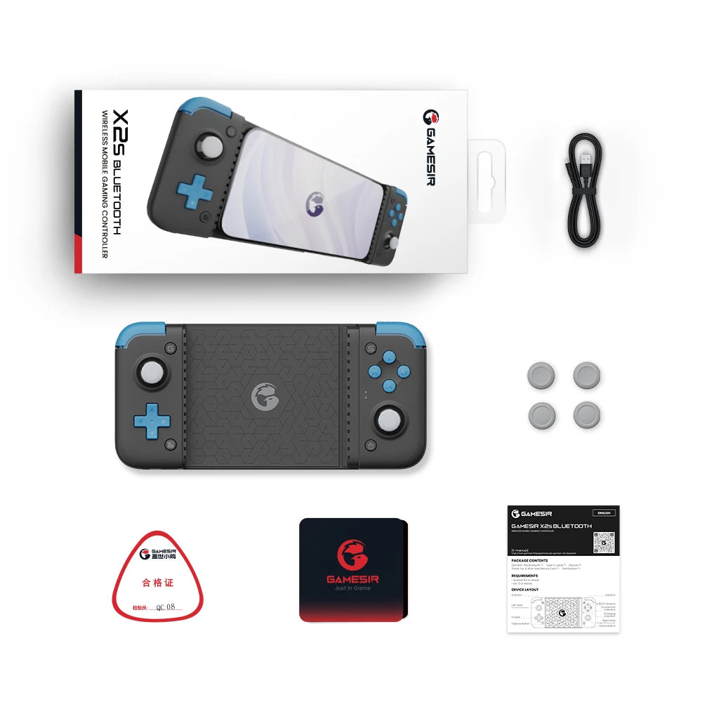 GameSir X2s Mobile Gamepad Android Phone Game Controller for Cloud Gaming Xbox Game Pass STADIA XCloud Hall Effect Joystick