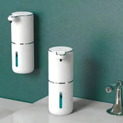 Intelligent Sensor Multi-Speed Contact-Free Wall-Mounted Vertical Hand Sanitizer Bubble Machine Rechargeable Soap Dispenser