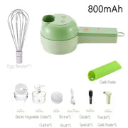 Wireless electric salad and veggie chopper, view 9
