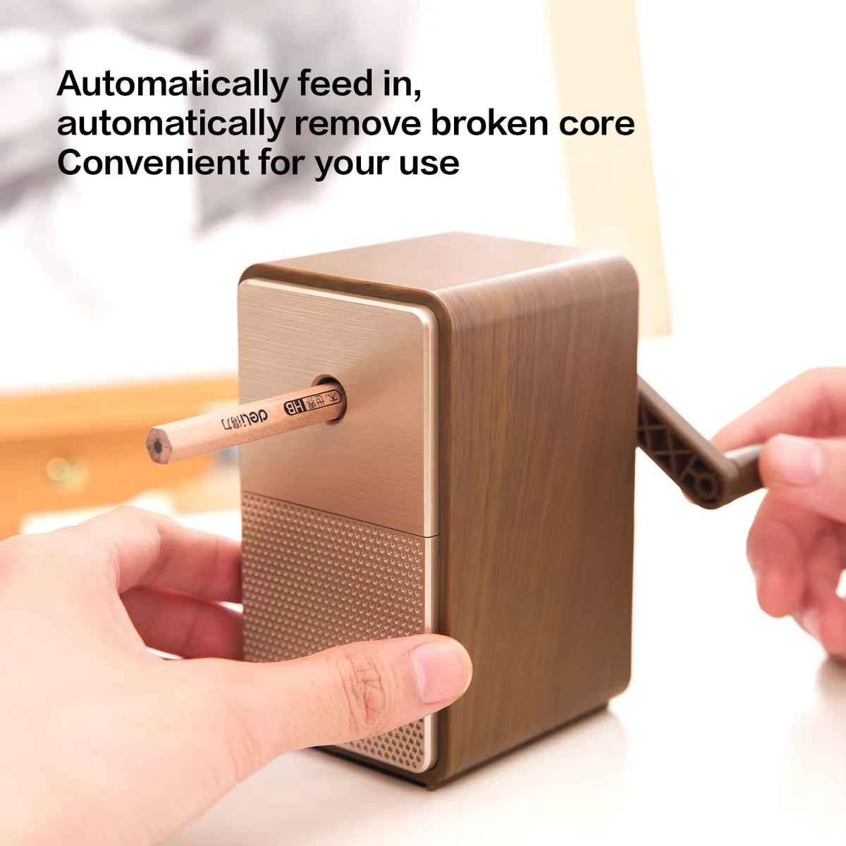Deli Rotary Pencil Sharpener - view 4