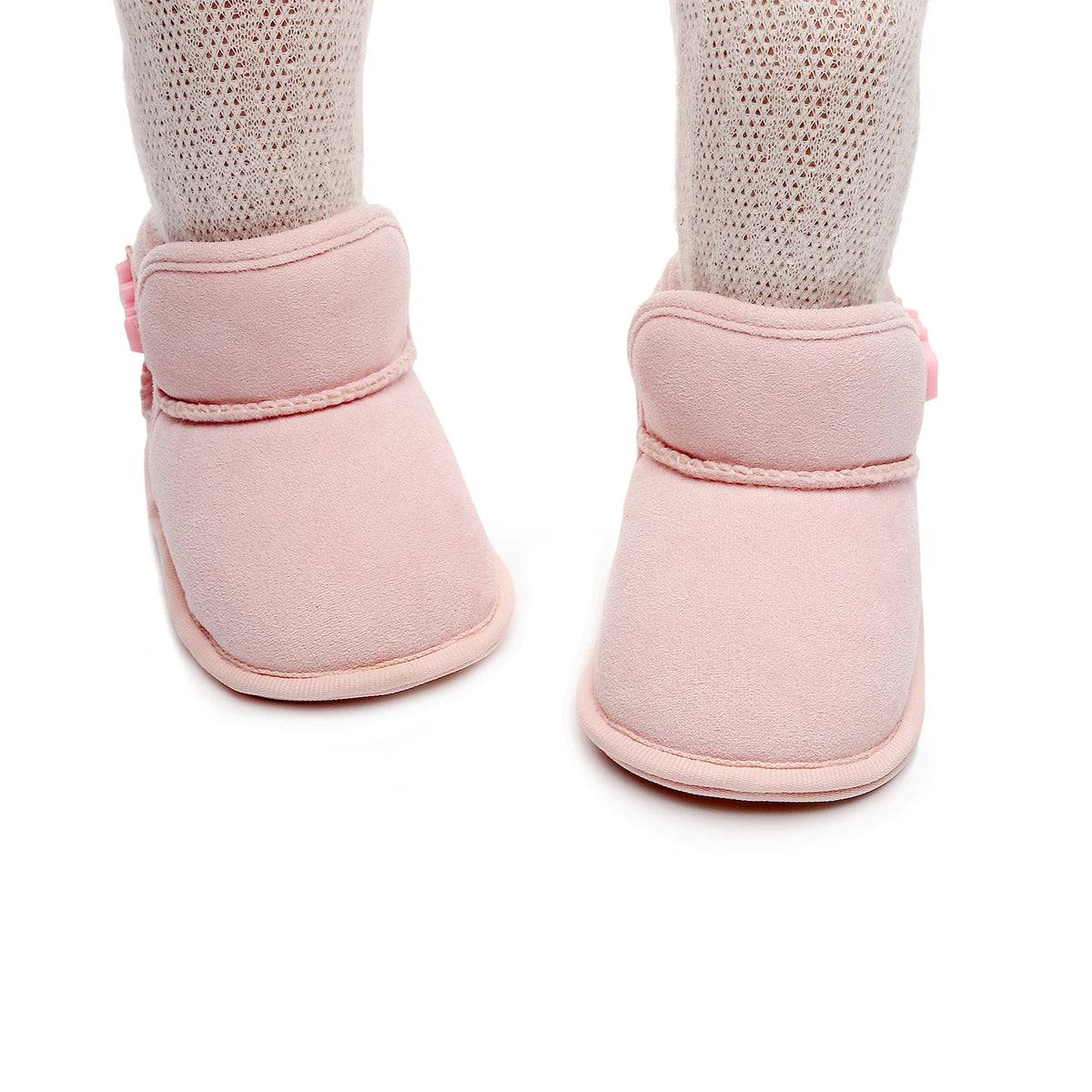 Baby Girls Boys Winter Ankle Boots Non-slip Newborn Snow Shoes Soft Bottom Fleece Warm Flats Casual Toddler Infant Walking Shoes