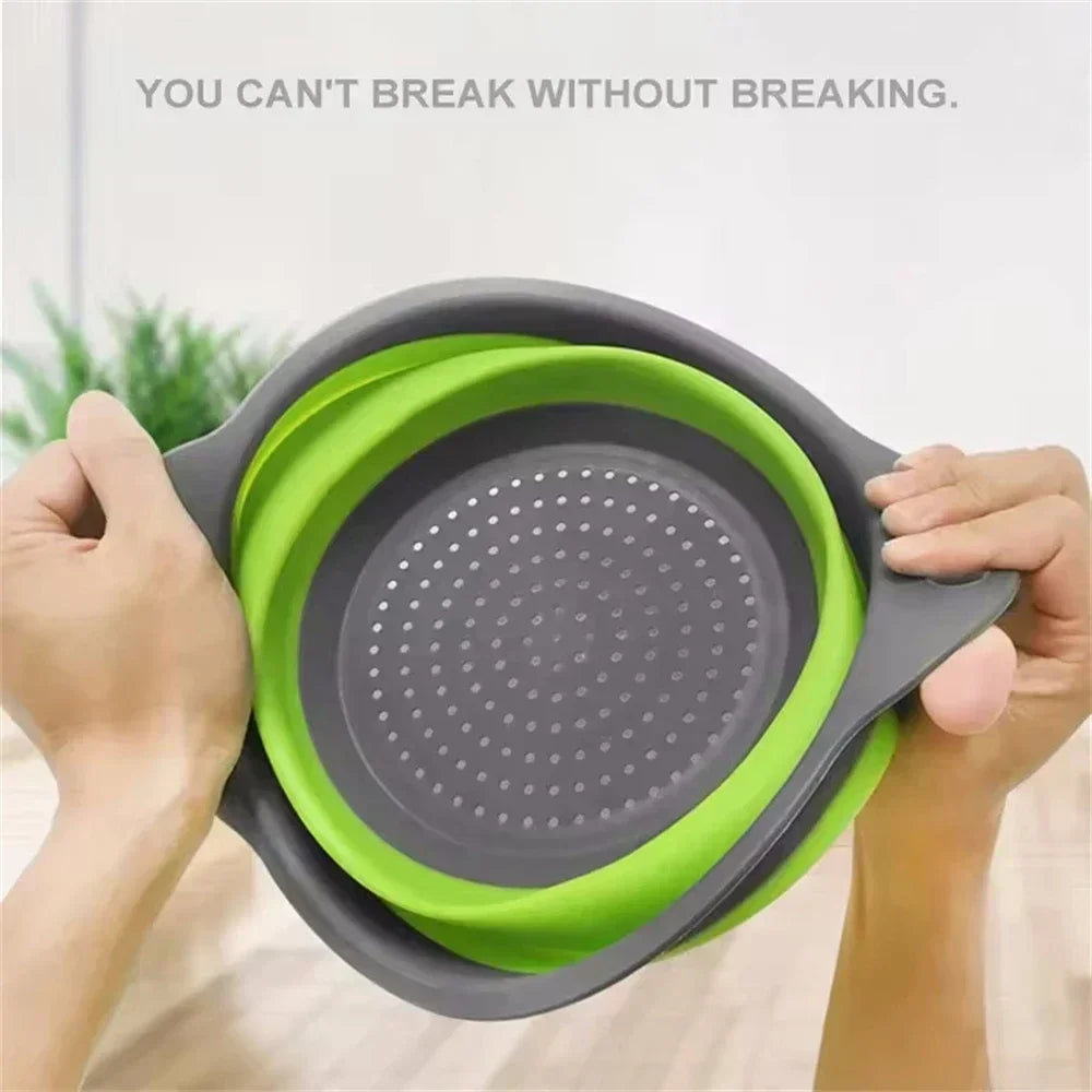 Folding Silicone Drainer Baskets - view 2