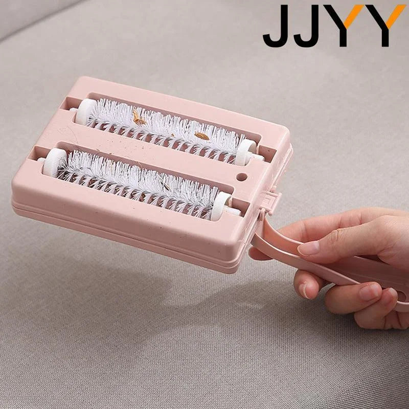 JJYY Handheld Carpet Sweeper Crumb Fur Brush Collector Roller Brush Home Pet Hair Remover Sofa Cleaning Dusting Brush