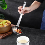 Stainless steel fat skimmer ladle