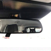Black cat peeker car interior decal, view 4