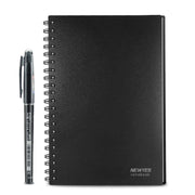 A6 Size Smart Reusable Erasable Notebook Microwave Wave Cloud Erase Notepad Note Pad Lined With Pen Save Paper
