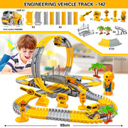 Children Magic Climbing Track Toy Engineering Car Kids Educational Toys Track Car Train Toys for Children Birthday Gift For Kid