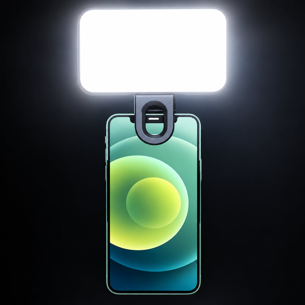 Rechargeable Clip-On Selfie Light