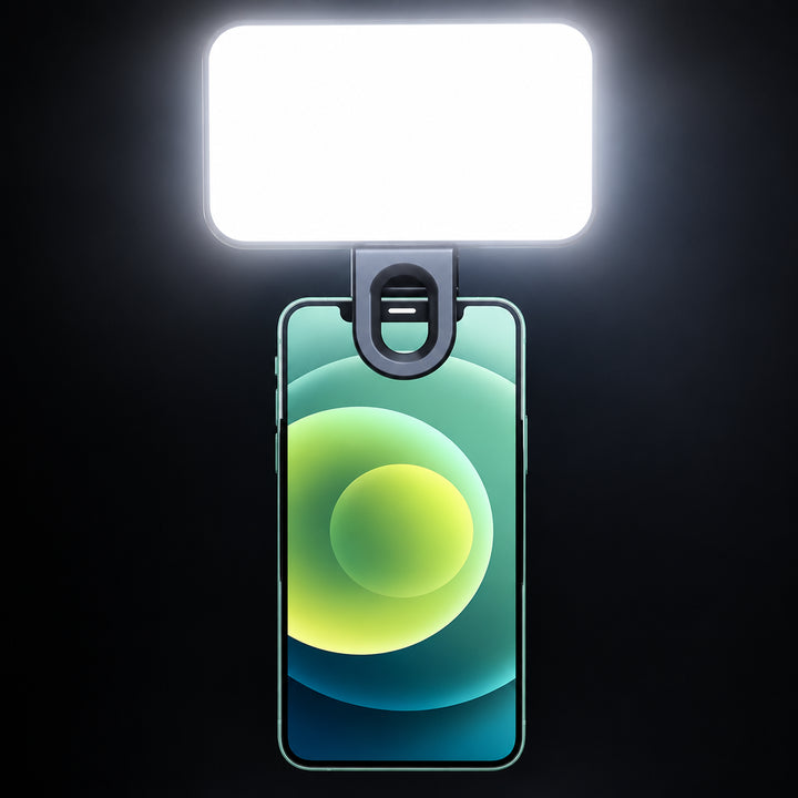 Portable Mini Selfie Fill Light Rechargeable 3 Modes Adjustable Brightness Clip On For Mobile Phone Computer Fill Light