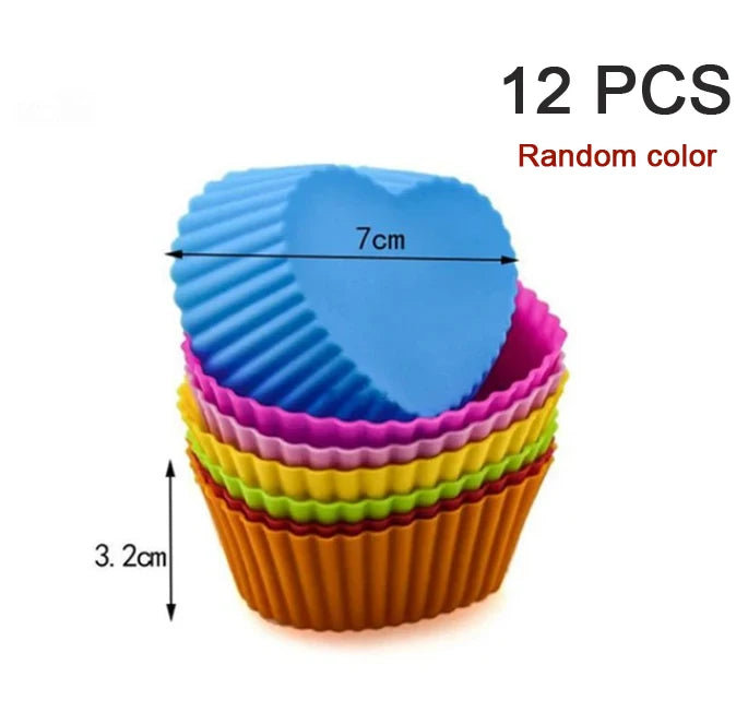 Reusable Silicone Cupcake Molds