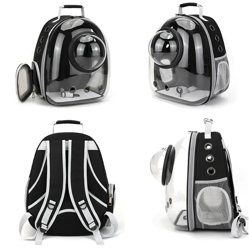 Transparent Space Capsule Breathable Portable Pet Carrier Backpack Carrying Bag for Dog Cat Puppy
