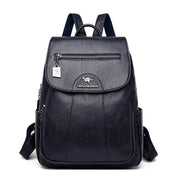 2024 New Women Leather Backpacks High Quality Female Vintage Backpack For Girls School Bag Travel Bagpack Ladies Back Pack