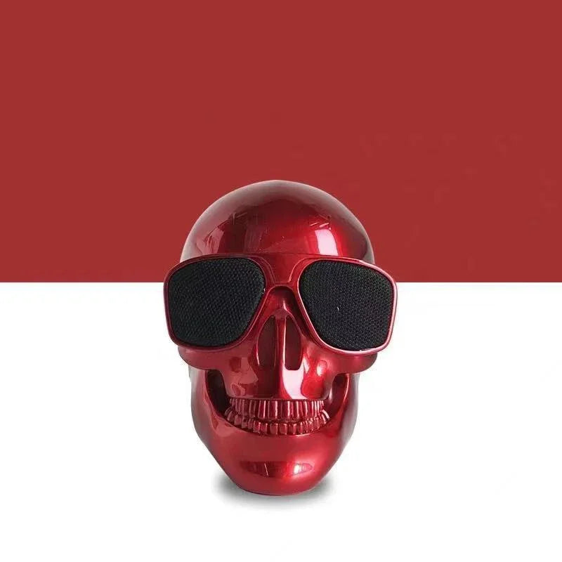 Wireless Bluetooth Skull Speaker Portablem Mini Larage Cool Stereo Sound Unique Enhanced Bass Speakers 5W Audio Music Player