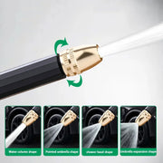 High-pressure garden hose jet nozzle spray gun, view 2