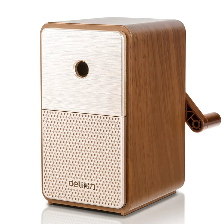 DELI Adjustable Pencil Sharpener with Long Lasting Blade Rotary Table Sharpeners Machine Stationery