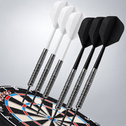 Huanqu Professional Dart Set, Six-Piece Dart Set with Spare Aluminum Shaft Flights and O-Rings, Complete Accessories, Durable Standard Darts, Indoor and Outdoor Competition Training Game Supplies, Universal Dart Set, Perfect