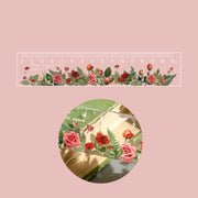 Plant Clear Ruler - Acrylic Ruler 5.91inch School Ruler With Centimeters
